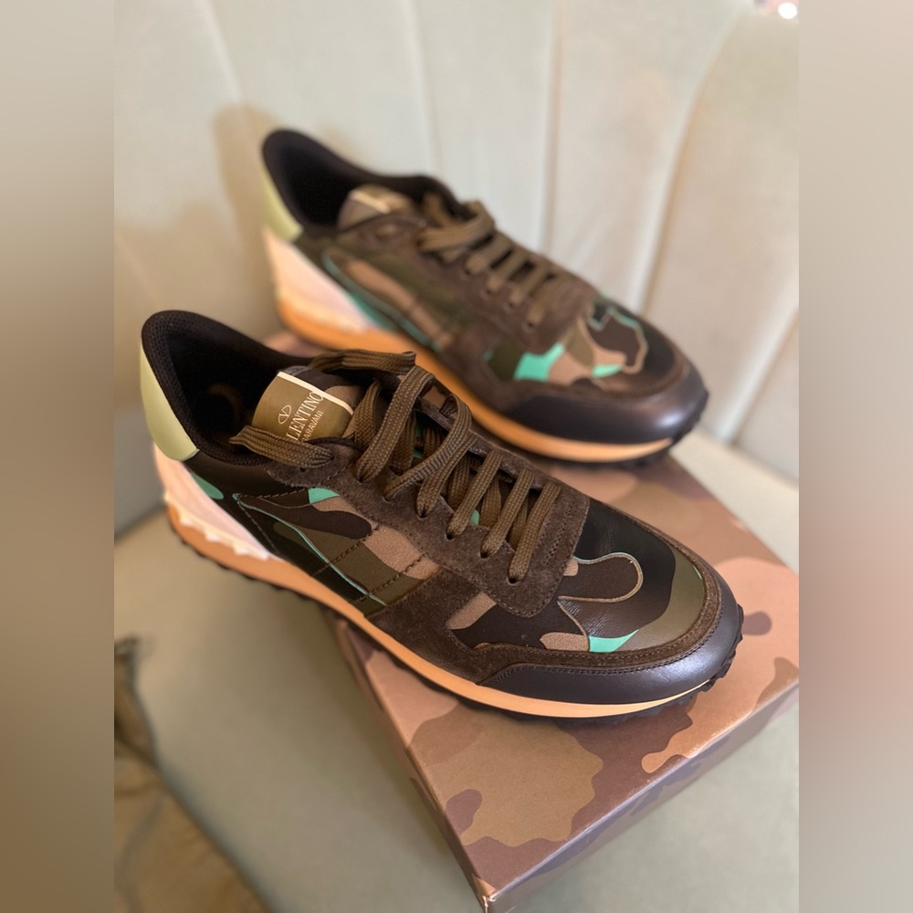 Valentino Men’s Camouflage Sneaker